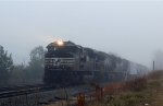 NS 1018 leads train 350 past the Fairgrounds